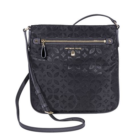 Michael Kors Kelsey Large Floral Nylon Crossbody 